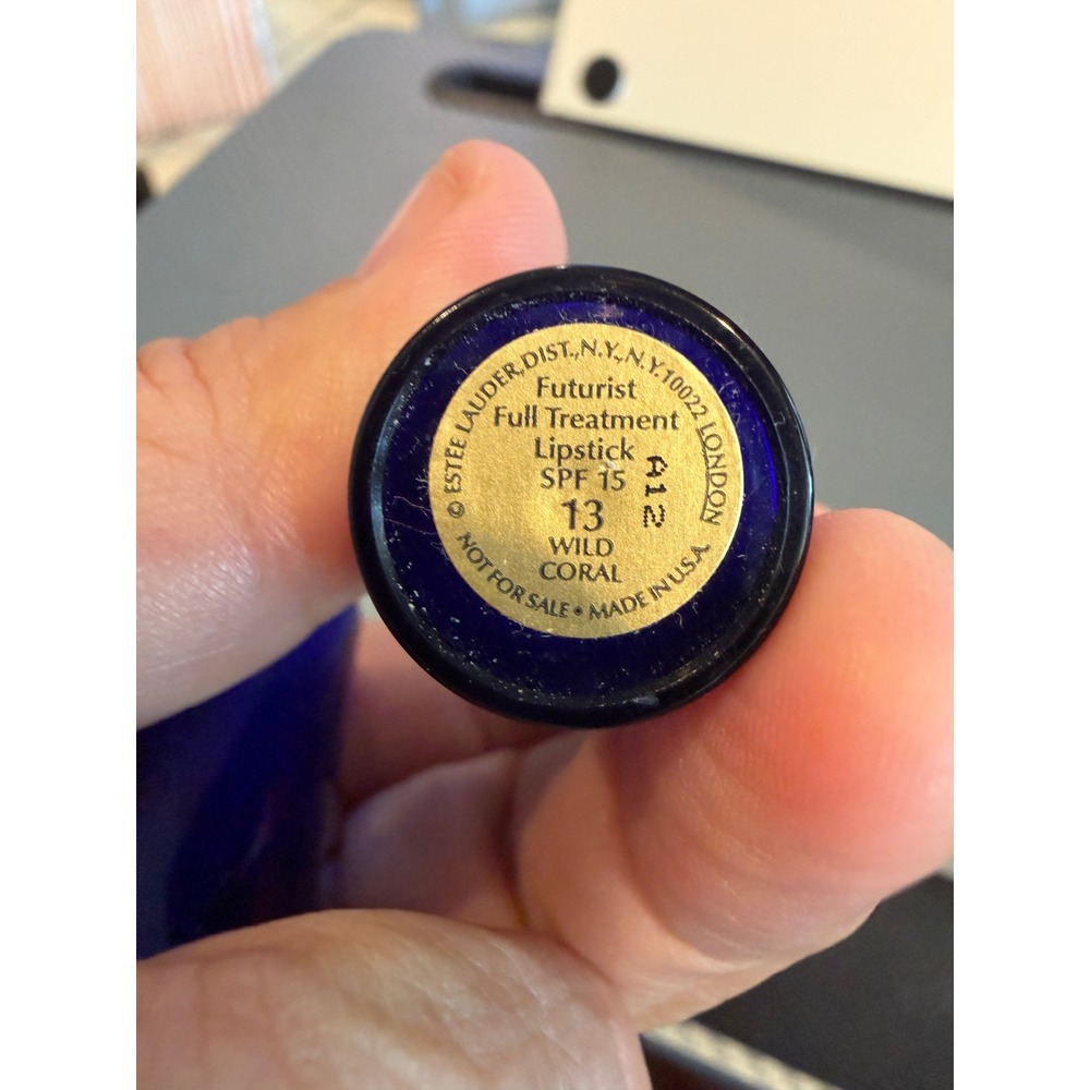 Estee Lauder Futurist Full Treatment Lipstick 13 Wild Coral SPF 15 Vintage